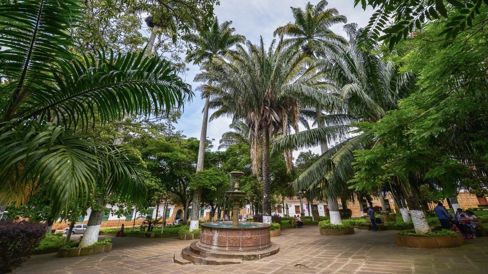 Main-square-of-San-Gil-Santander-Colombia