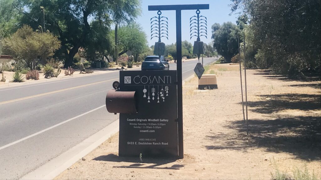 entrance.sign.cosanti.originals.paradise.valley.arizona