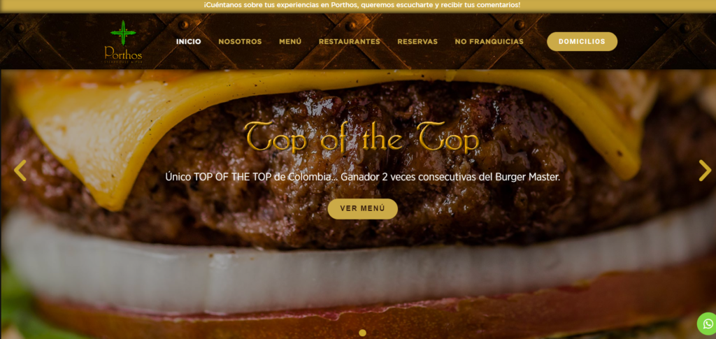 porthos-steakhouse-pub-santa-marta-colombia-website-screen