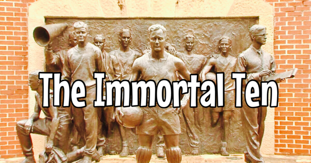 The Immortal Ten Statue